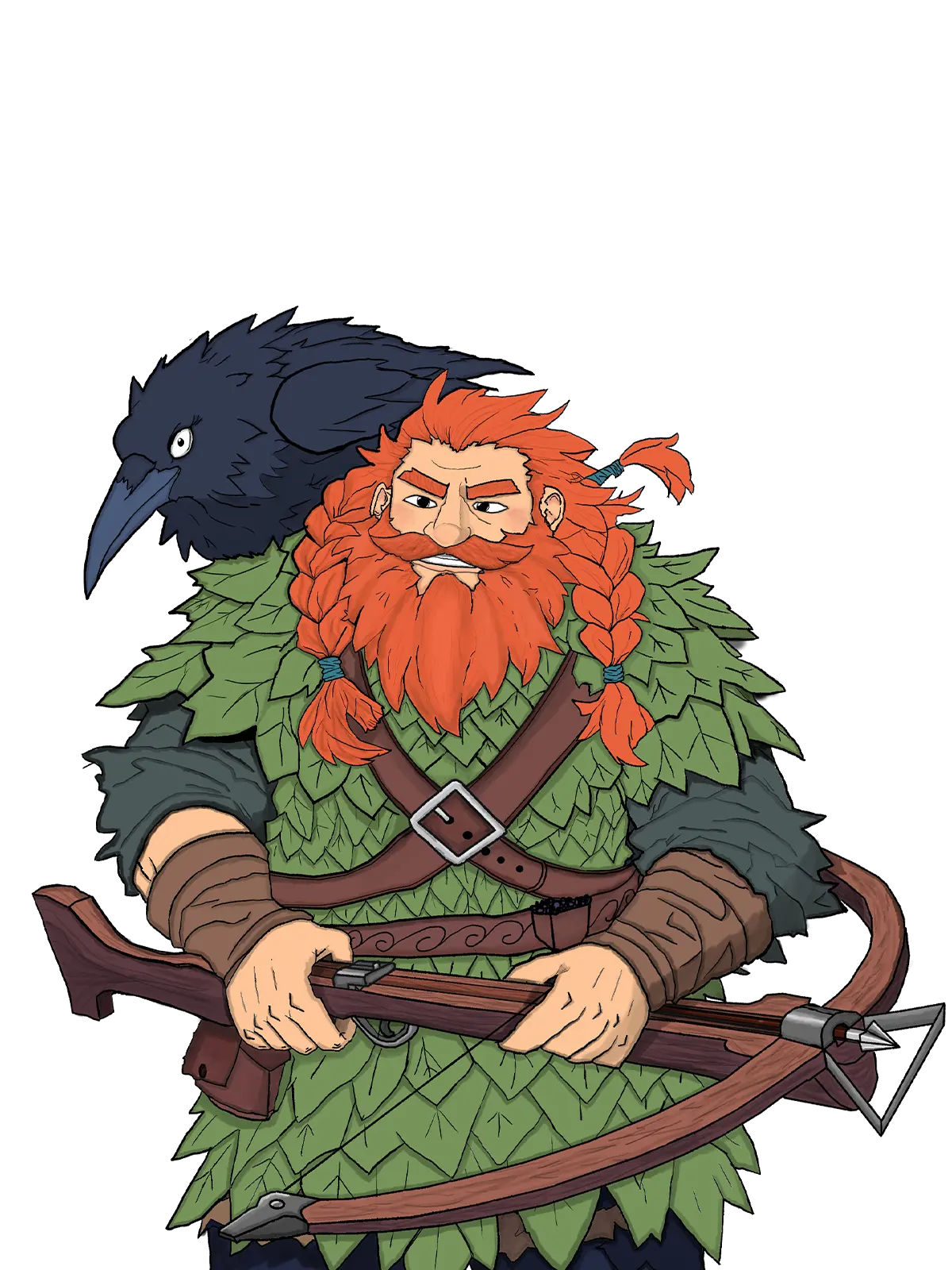 Illustration of Merric Whisperleaf