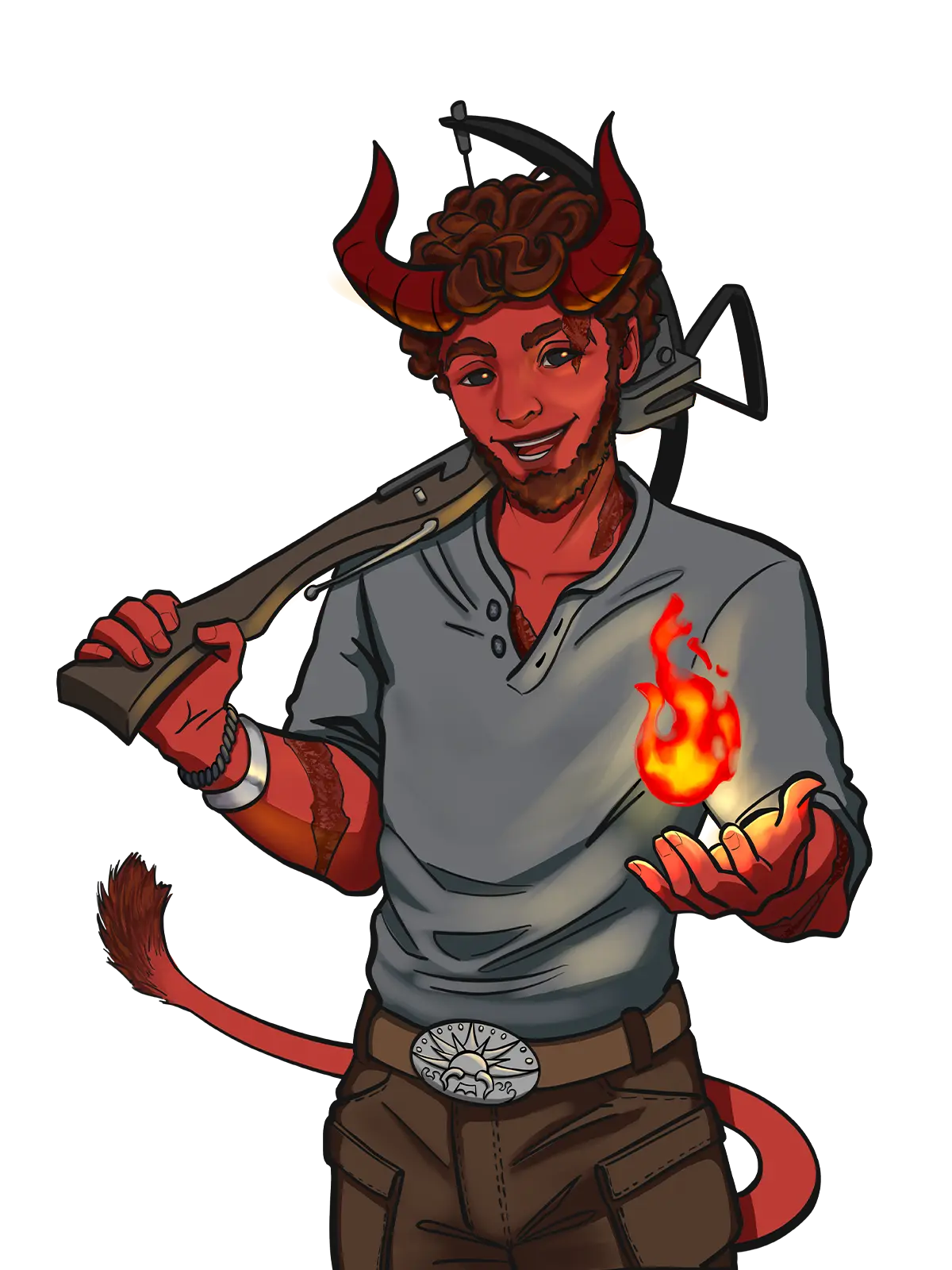 Illustration of Vincent &ldquo;Hotshot&rdquo; Caldi